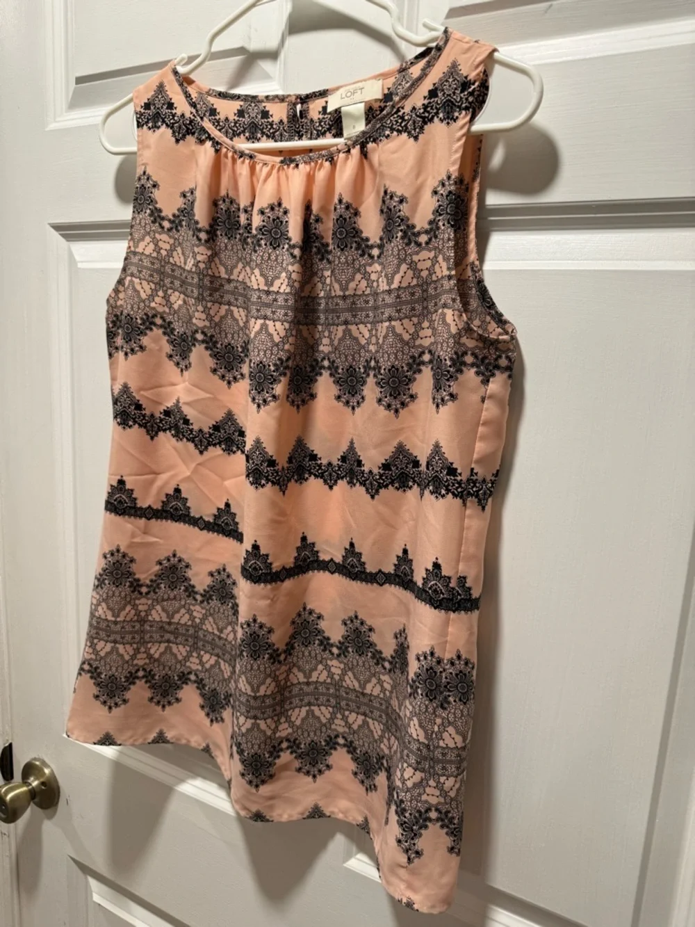 Loft Sleeveless Scoop Neck Blouse - Picture 5 of 5